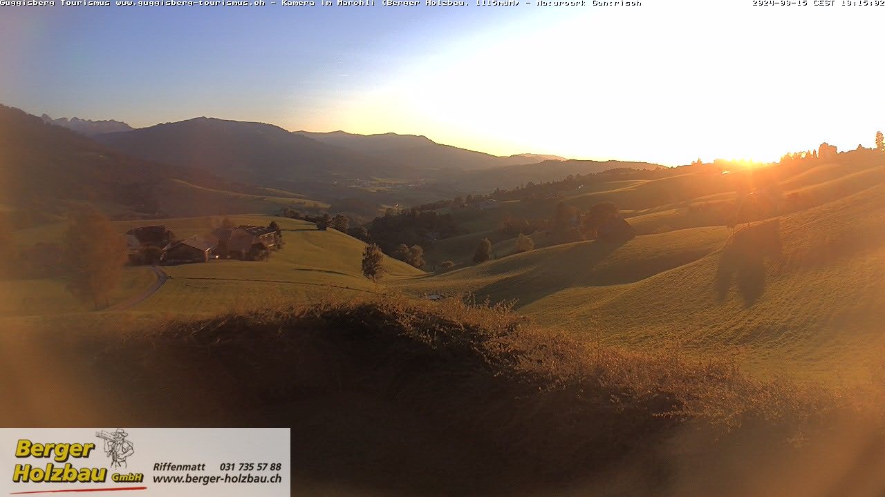 Guggisberg: Guggisbergerland Richtung Plaffeien - Freiburg - Jura