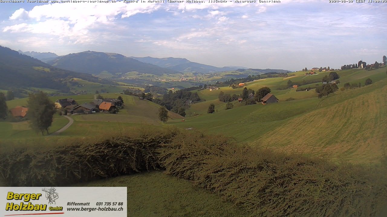 Guggisberg: Guggisbergerland Richtung Plaffeien - Freiburg - Jura