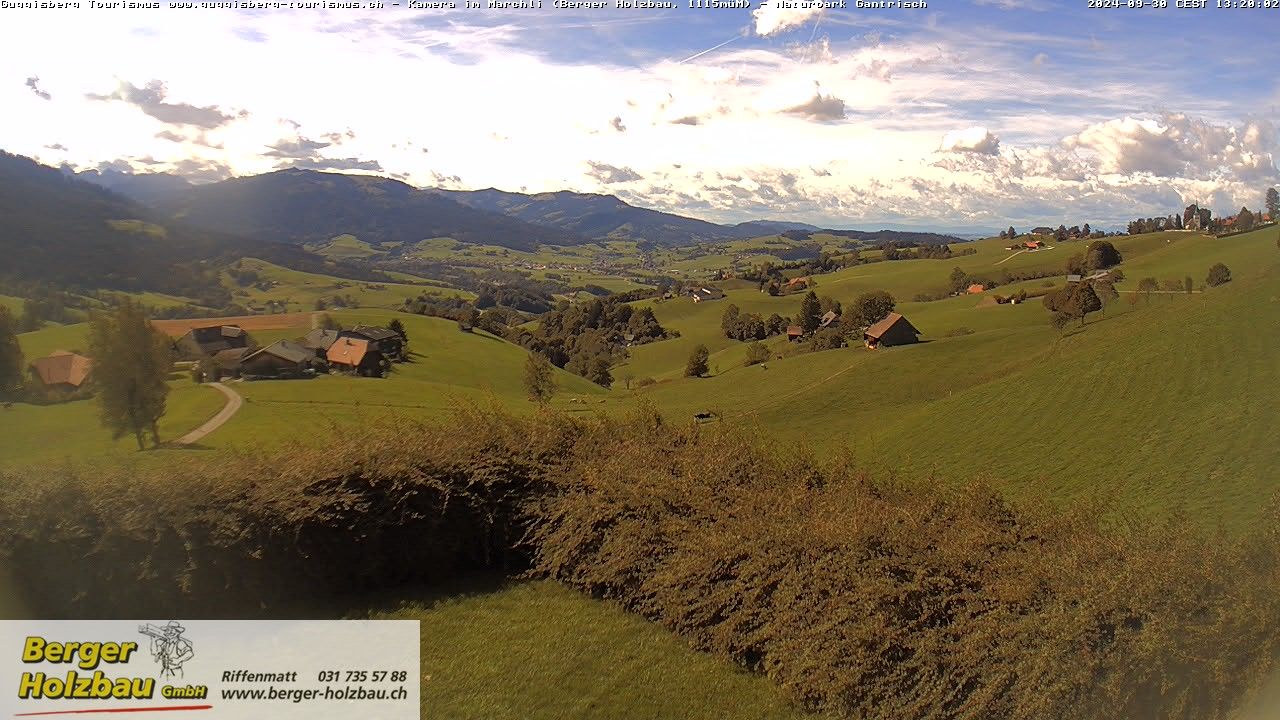 Guggisberg: Guggisbergerland Richtung Plaffeien - Freiburg - Jura