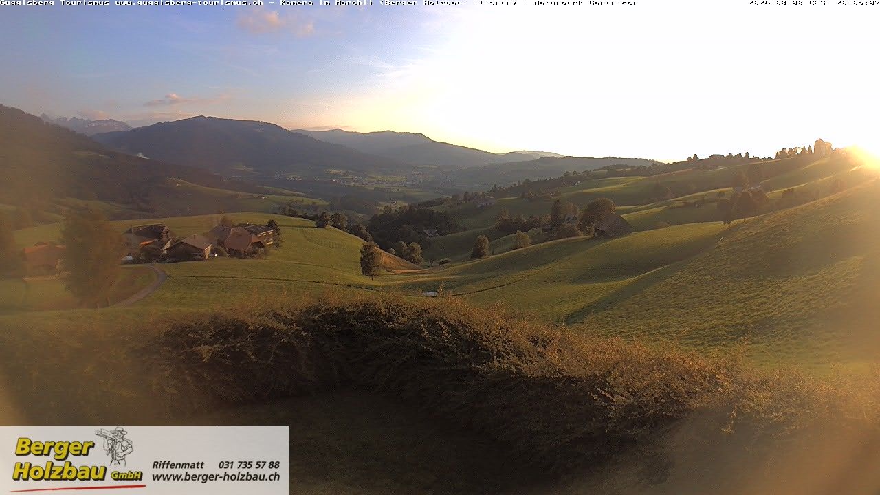 Guggisberg: Guggisbergerland Richtung Plaffeien - Freiburg - Jura