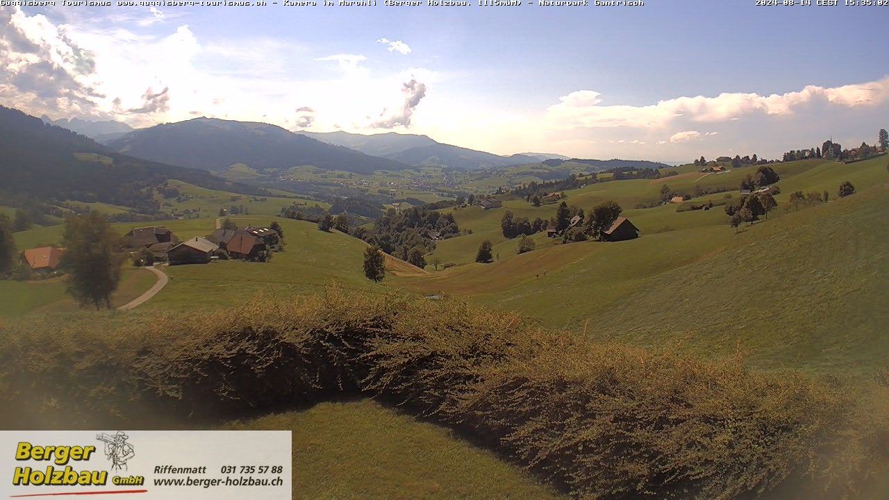 Guggisberg: Guggisbergerland Richtung Plaffeien - Freiburg - Jura