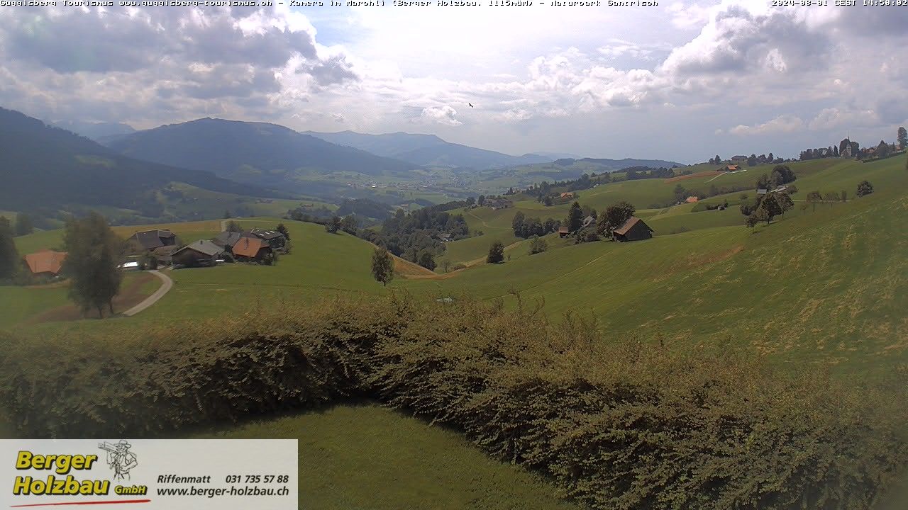 Guggisberg: Guggisbergerland Richtung Plaffeien - Freiburg - Jura