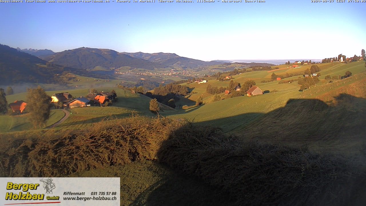 Guggisberg: Guggisbergerland Richtung Plaffeien - Freiburg - Jura