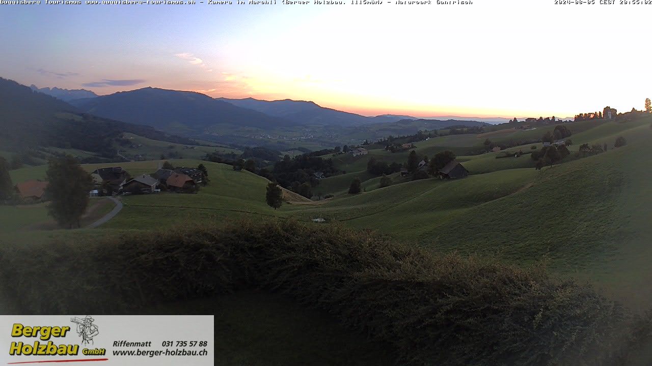 Guggisberg: Guggisbergerland Richtung Plaffeien - Freiburg - Jura