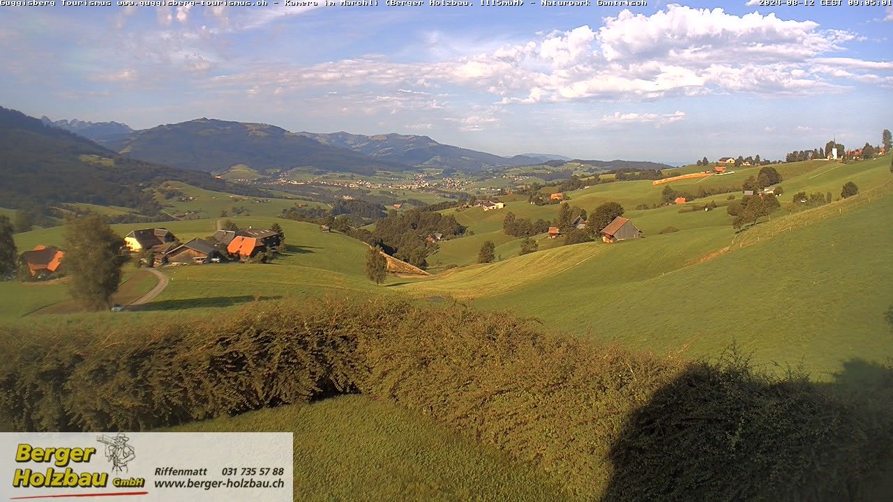 Guggisberg: Guggisbergerland Richtung Plaffeien - Freiburg - Jura