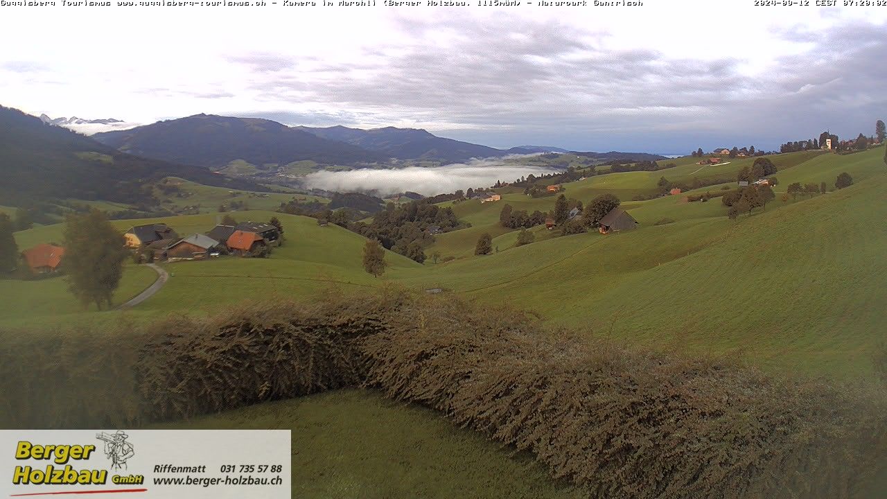 Guggisberg: Guggisbergerland Richtung Plaffeien - Freiburg - Jura