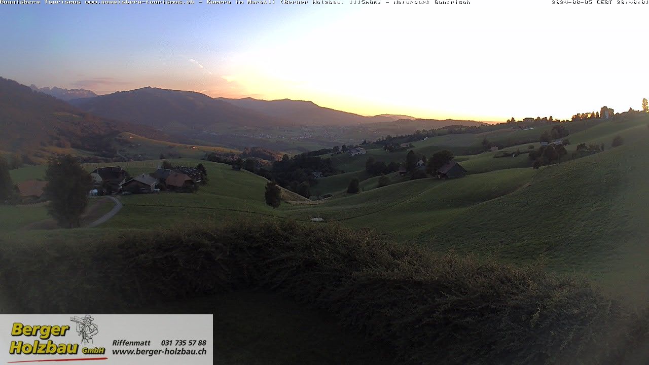 Guggisberg: Guggisbergerland Richtung Plaffeien - Freiburg - Jura