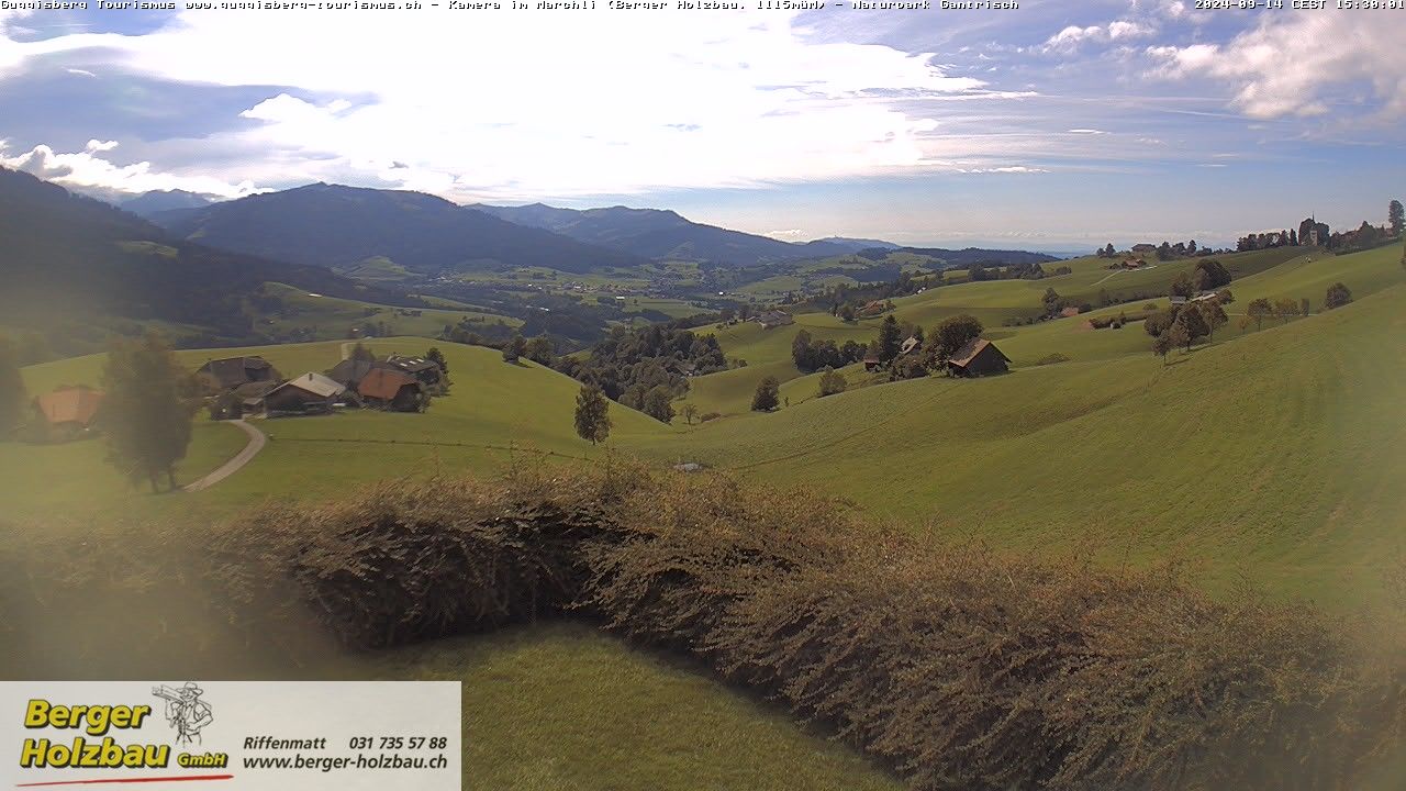 Guggisberg: Guggisbergerland Richtung Plaffeien - Freiburg - Jura