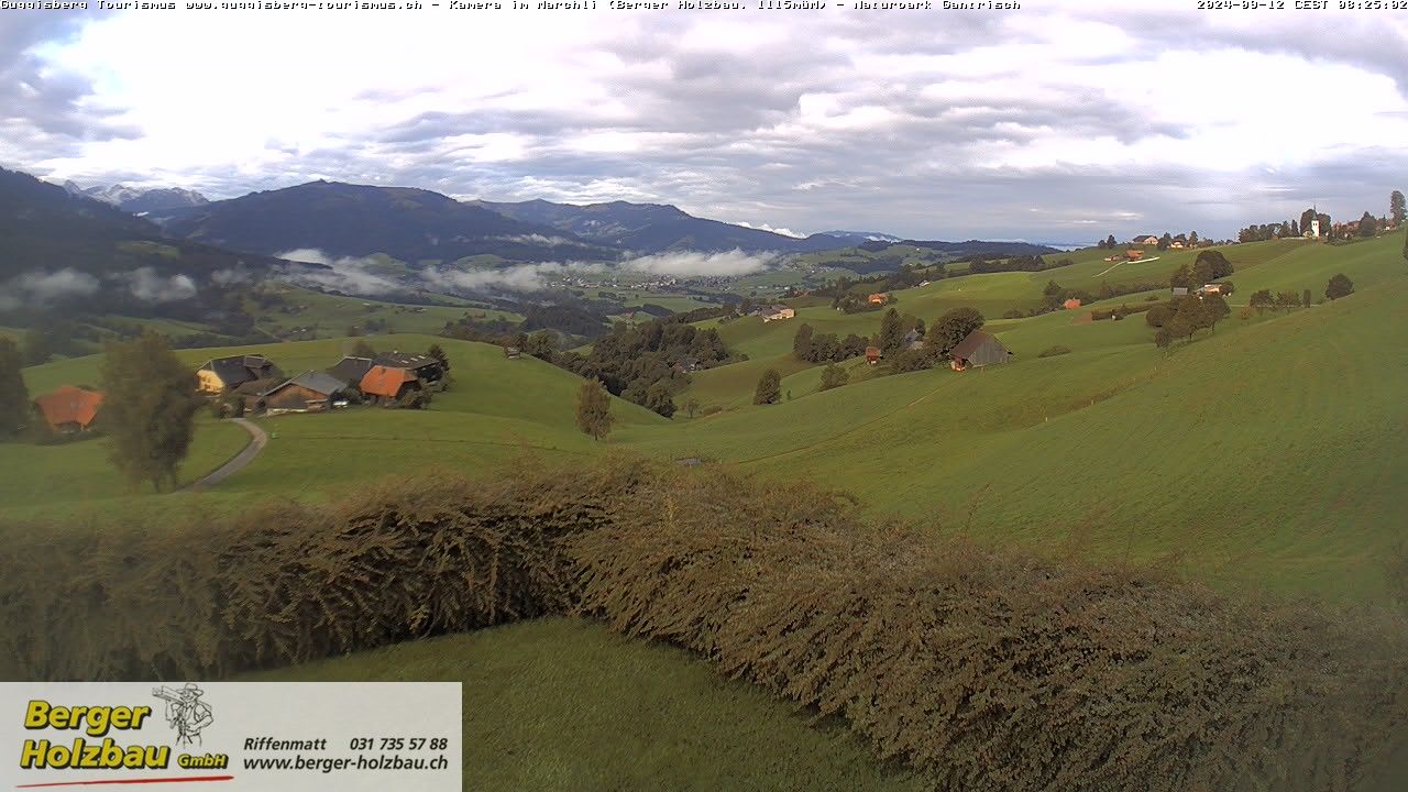 Guggisberg: Guggisbergerland Richtung Plaffeien - Freiburg - Jura