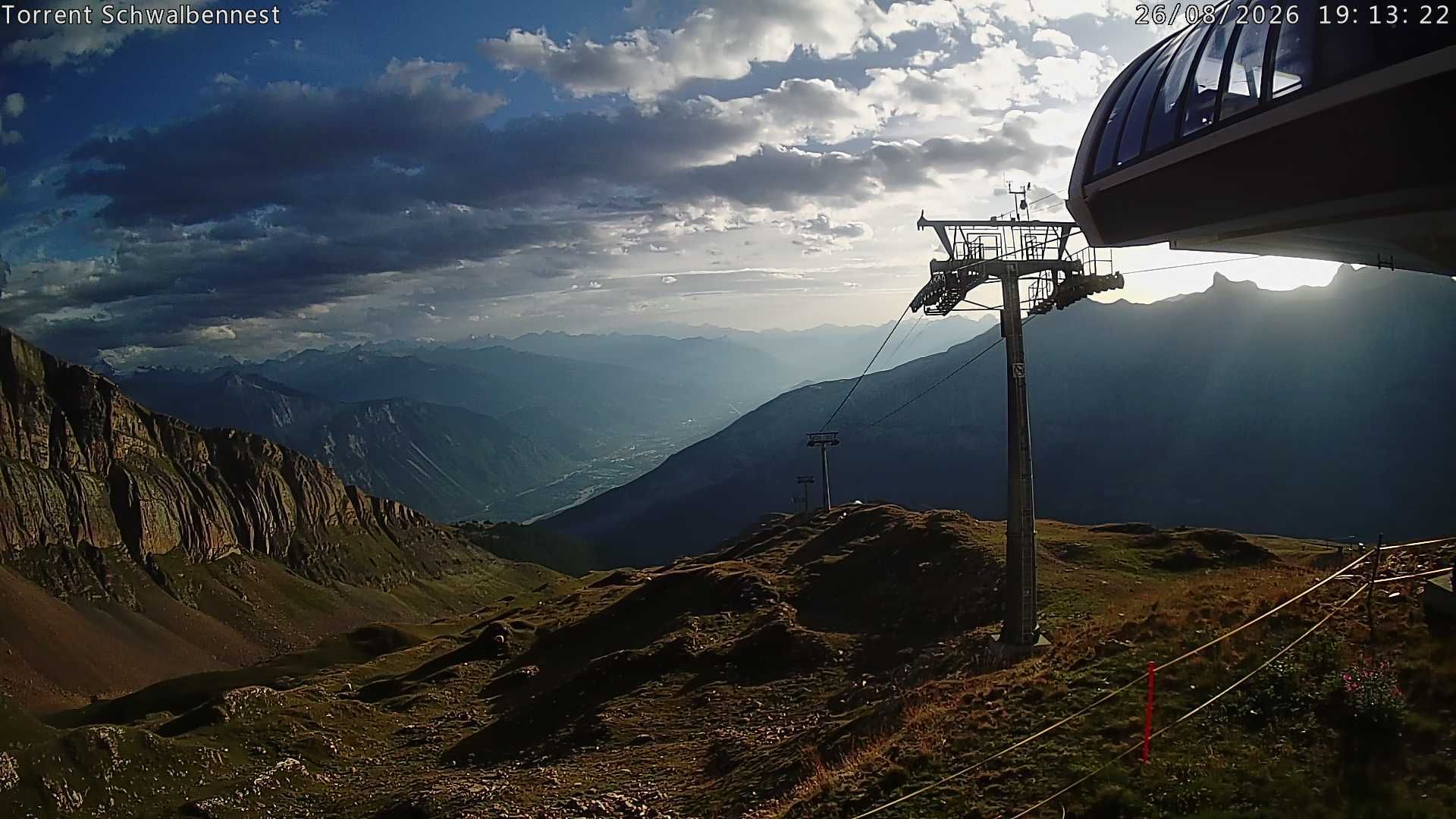 Traffic Cam Leukerbad › South-East: Torrent Schwalbennest