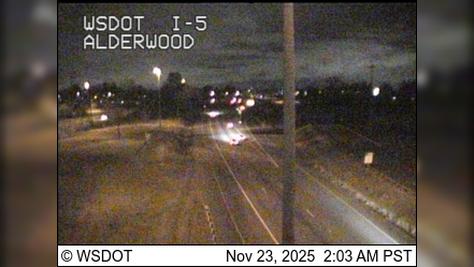 Traffic Cam Brier: I-5 at MP 182.6: Alderwood