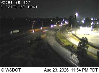 Traffic Cam Meredith: SR 167 at MP 17.9: S 277th St, East