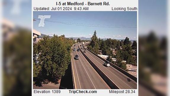 Windy: Spletne kamere - Medford: I-5 at - Barnett Rd