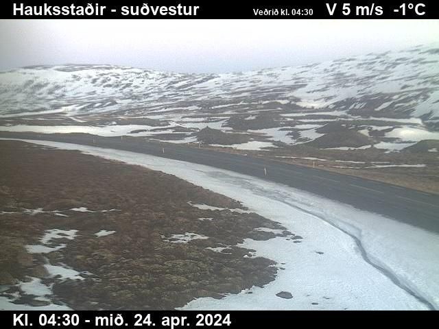 Traffic Cam Eskifjorur: Vopnafjarðarheiði