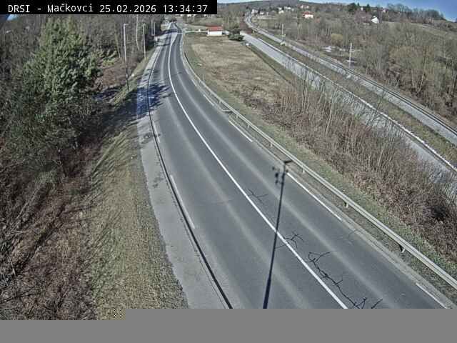 Traffic Cam Mackovci: R1-232, Petrovci - Martjanci, Mačkovci