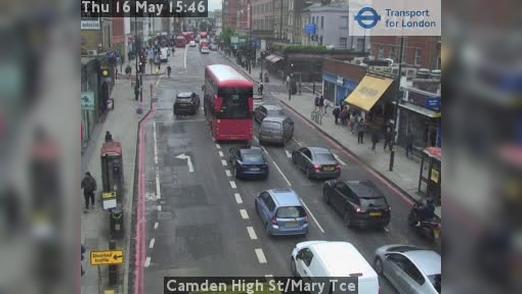 Traffic Cam London: Camden High St/Mary Tce