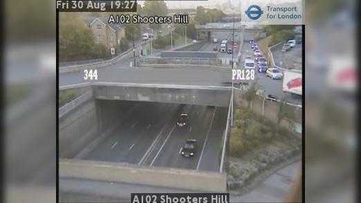 Traffic Cam London: A102 Shooters Hill