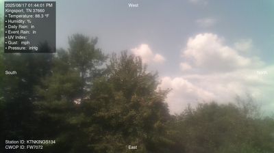 Webcam en vivo Kingsport - ahora mismo