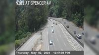Sausalito > North: TVE73 -- US-101 : Spencer Avenue - Day time