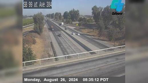 Traffic Cam Kingsburg › South: TUL-99-AT DODGE AVE (AVE 384)