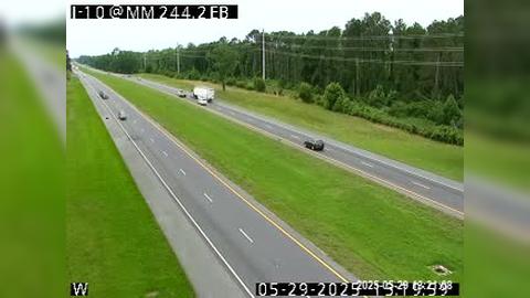 Traffic Cam Madison: I-10 @ MM 244.2