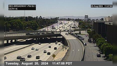 Traffic Cam French Park › South: I-5 : Broadway