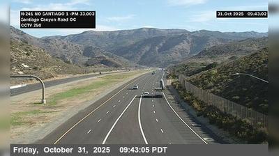 Santiago Canyon Road Traffic