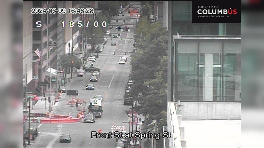 Traffic Cam High Street Corridor: Front St at Spring St