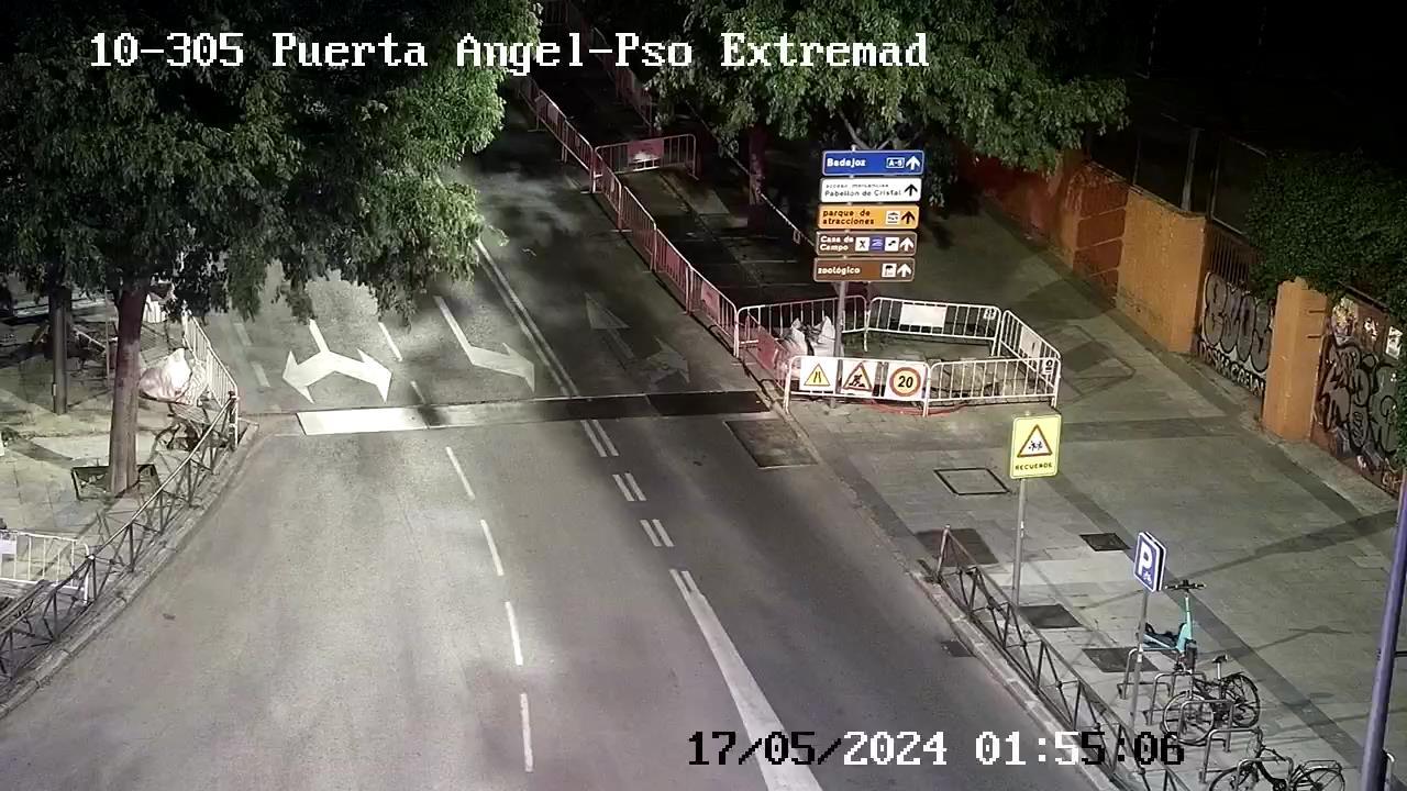 Traffic Cam Imperial: PUERTA DEL ANGEL - PASEO EXTREMADURA