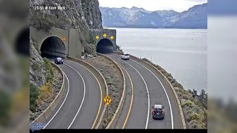 Traffic Cam Zephyr Cove: US 50 at Cave Rock