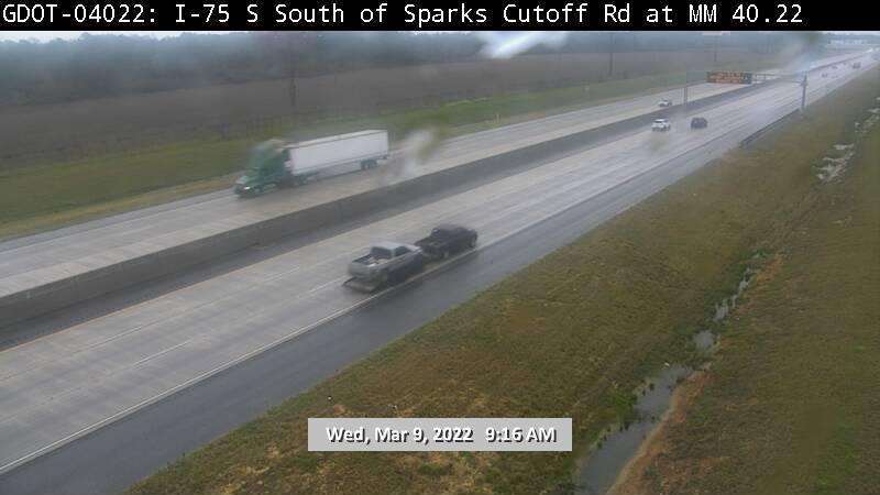 Traffic Cam Sparks: GDOT-CAM-I--75