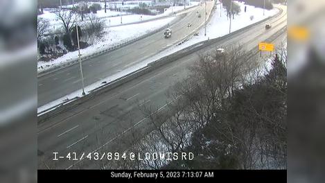 Traffic Cam Wauwatosa: I-41/43/894 at Loomis Rd