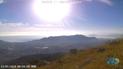 Preview delle webcam di Palermo: Pizzo Manolfo - punto panoramico su Sferracavallo
