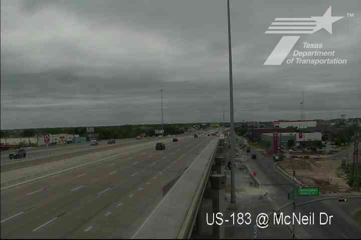 Traffic Cam Jollyville › North: US-183 @ McNeil Dr