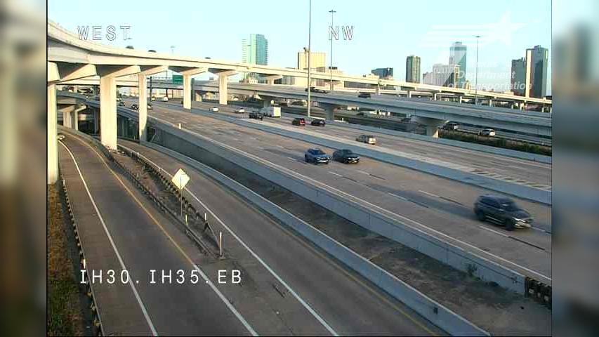 Traffic Cam Fort Worth › East: I-30 @ I-35W EB