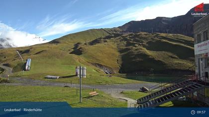 Leukerbad: Rinderhütte