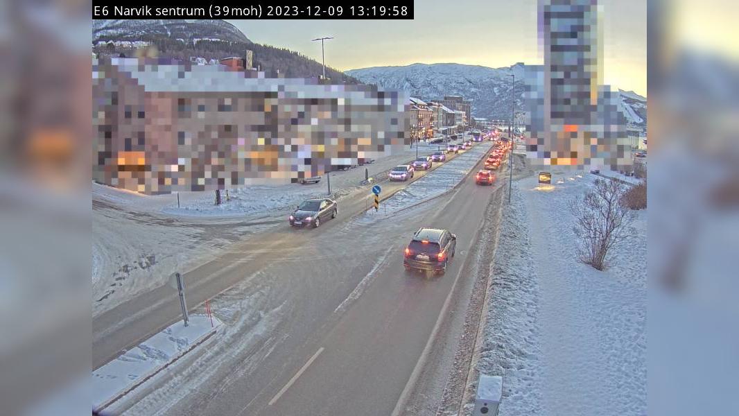 Traffic Cam Frydenlund: E6 Narvik sentrum (Ankenes)