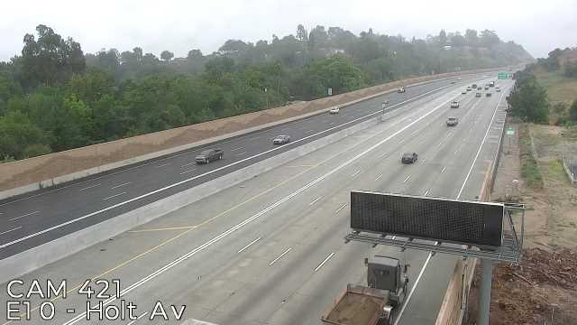 Traffic Cam West Covina › East: Camera 421 :: E10 - E/O HOLT AVE: PM 39.5