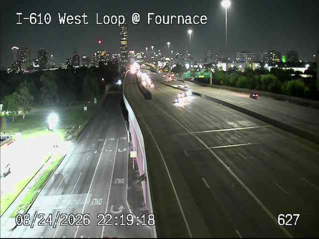 Traffic Cam Bellaire › South: I-610 West Loop @ Fournace