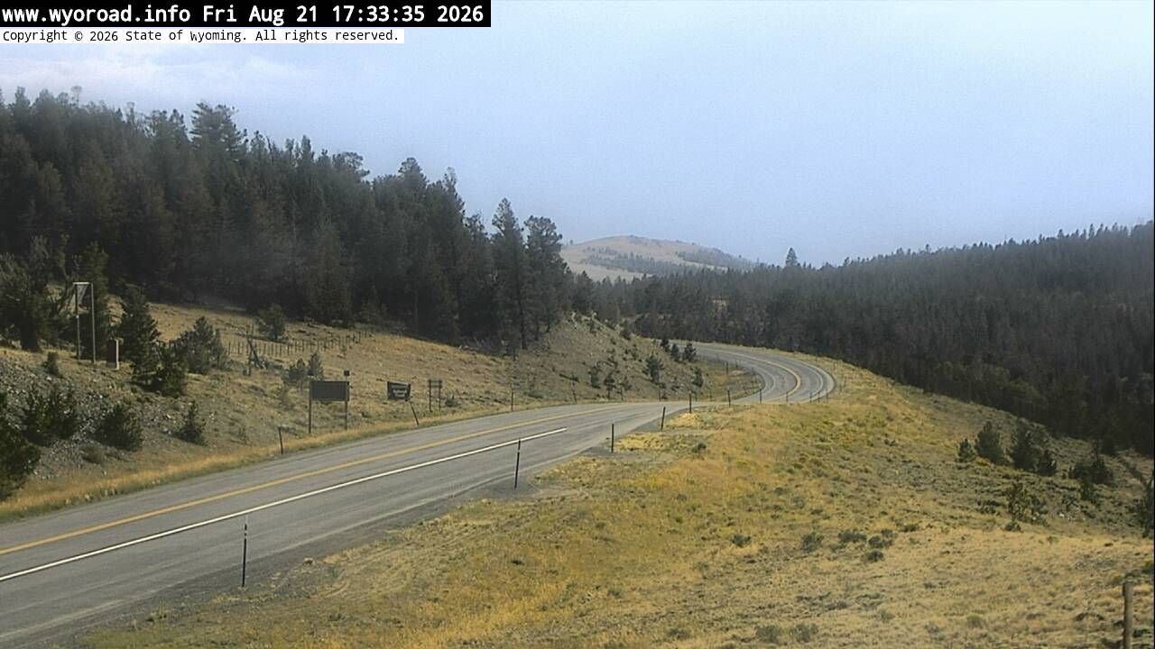 Traffic Cam South Pass City › West: Louis Lake - WEST
