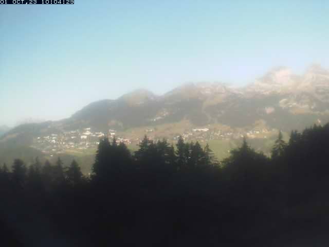 La Forclaz: Vue de Leysin depuis - Vaud