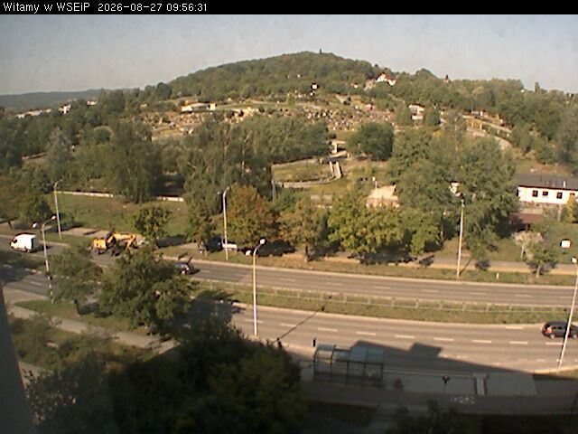 Traffic Cam Laczki Jagiellonskie: WSEPiNM widok na Karczówka