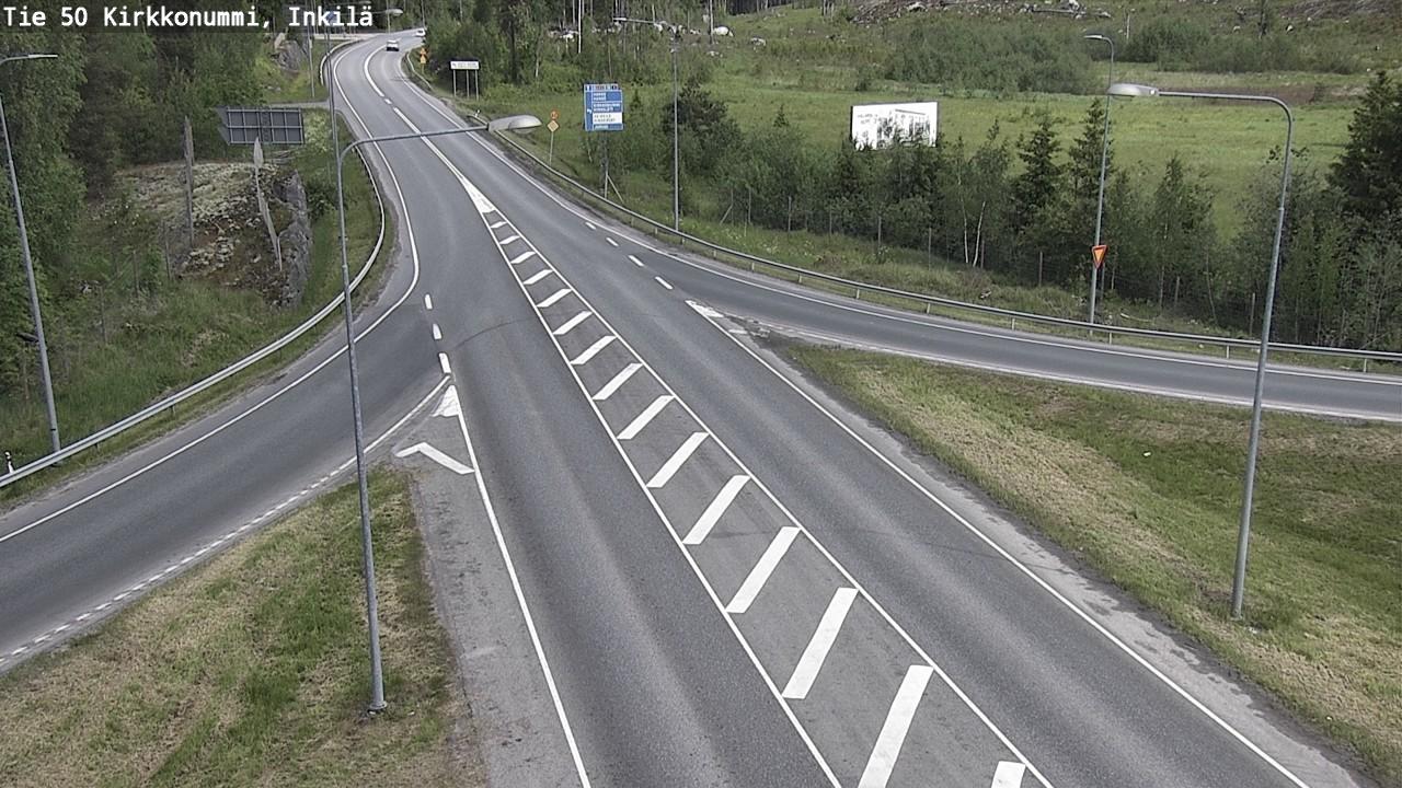 Kirkkonummi: Tie - Inkilä Kehä III, itään Webcam