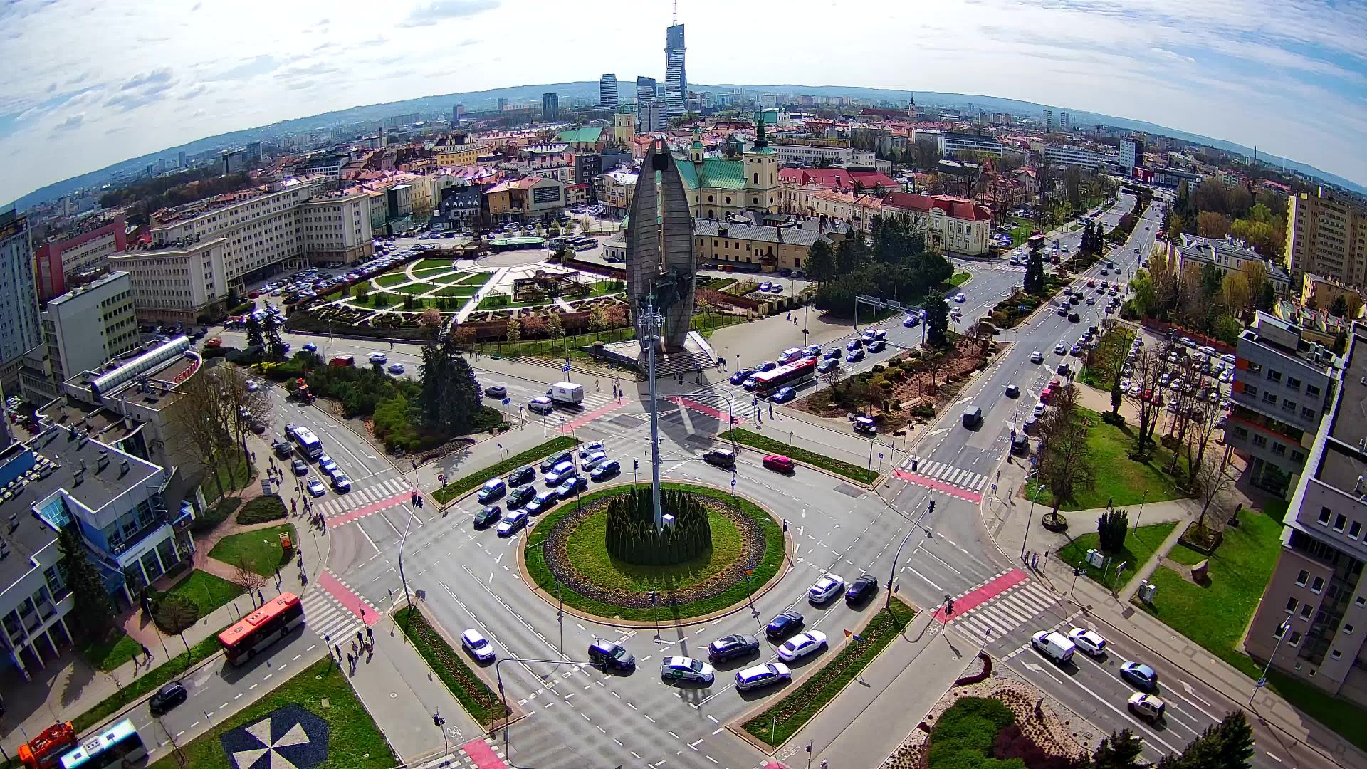 Traffic Cam Rzeszow: Pomnik Czynu Rewolucyjnego
