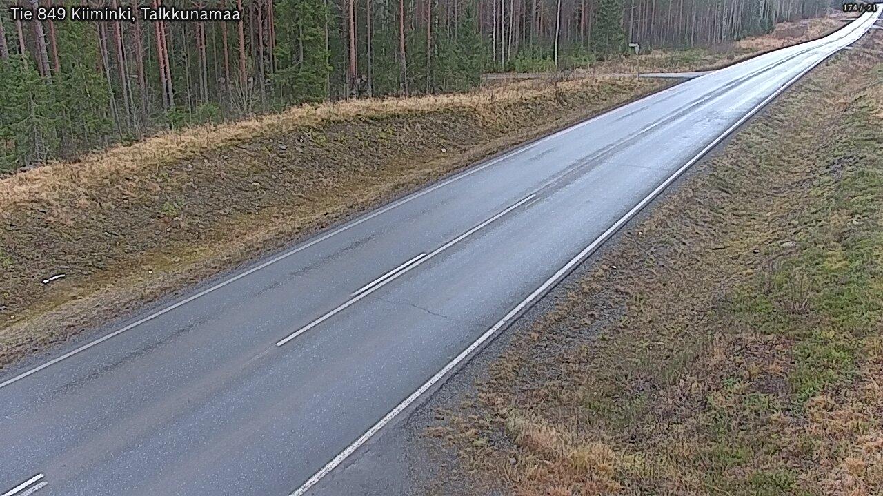 Traffic Cam Oulu: Tie 849 Kiiminki, Talkkunamaa - Kiiminki