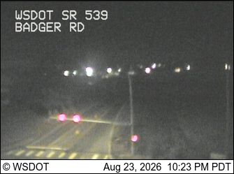 Traffic Cam Ferndale: SR 539 at MP 12.5: Badger Rd