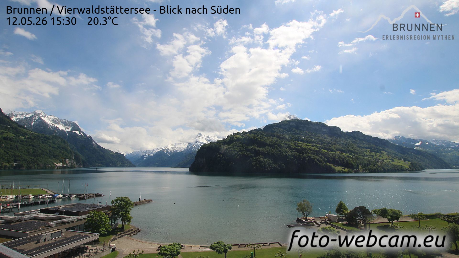 Ingenbohl: Brunnen - Vierwaldstättersee - Blick nach Süden