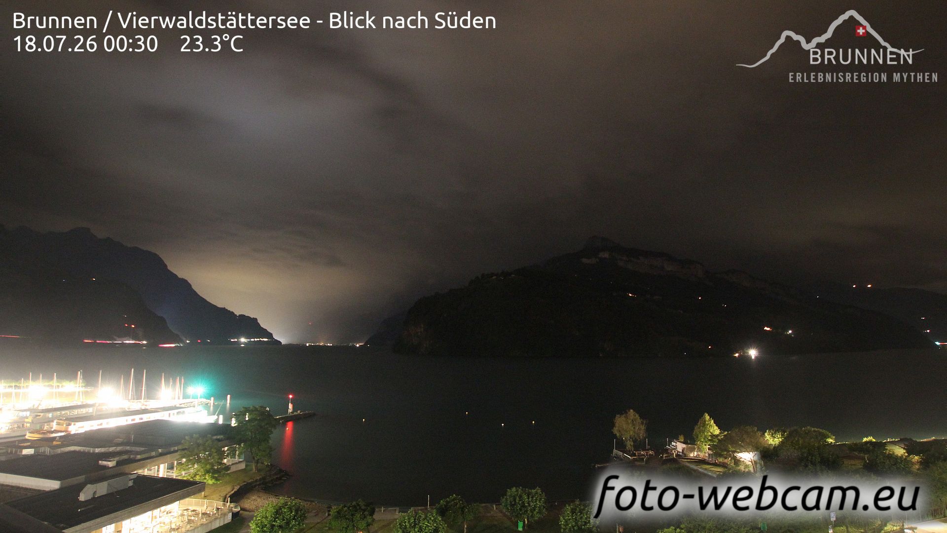 Ingenbohl: Brunnen - Vierwaldstättersee - Blick nach Süden