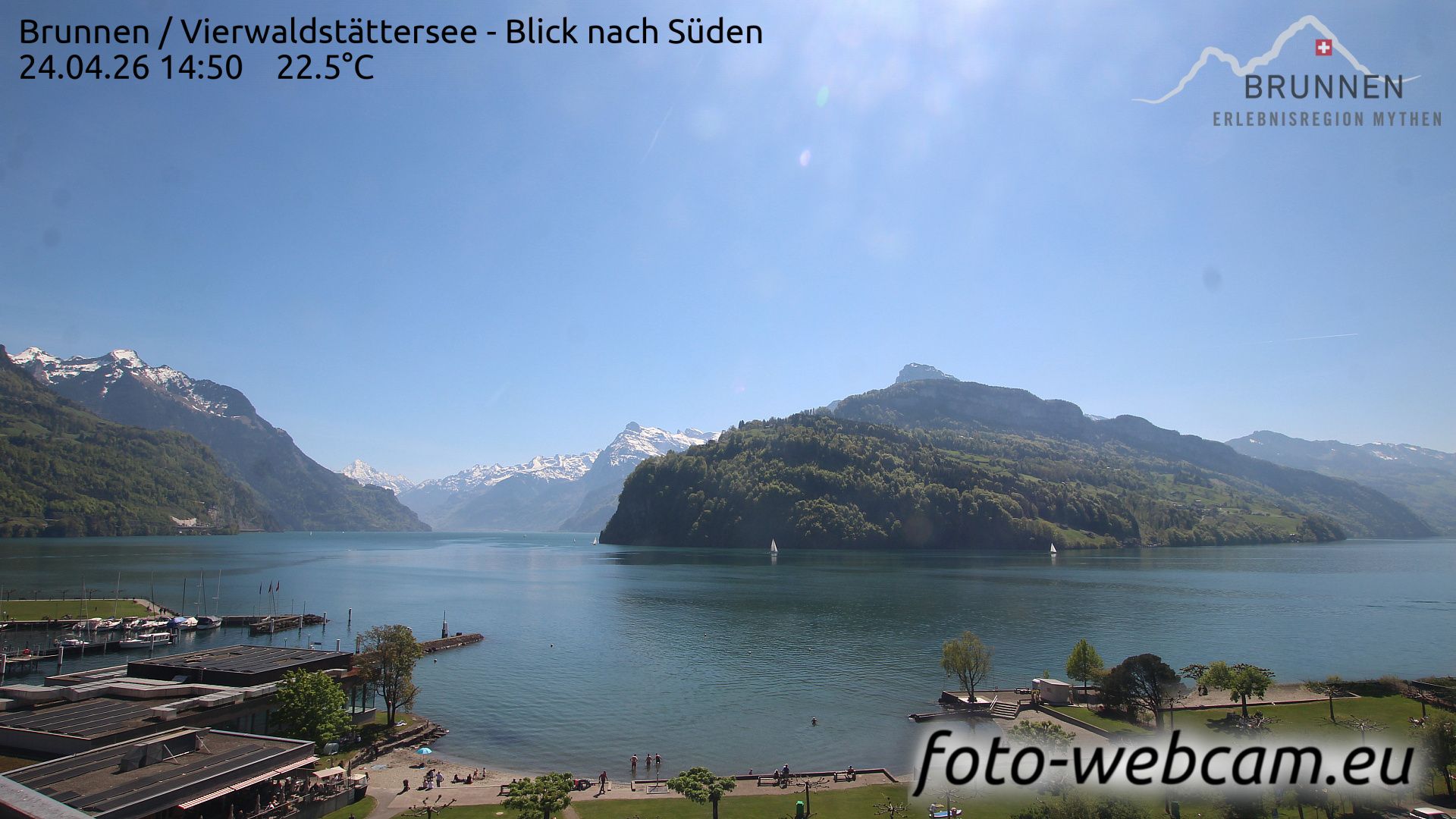Ingenbohl: Brunnen - Vierwaldstättersee - Blick nach Süden