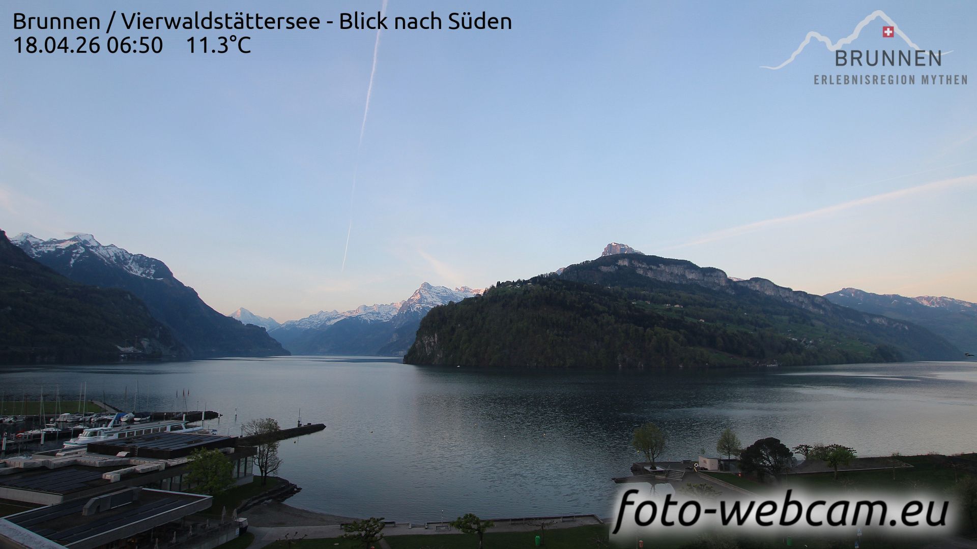 Ingenbohl: Brunnen - Vierwaldstättersee - Blick nach Süden